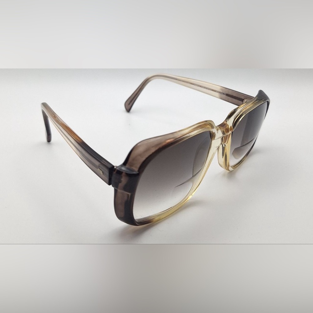 Bronco Gray Translucent Oval Sunglasses Frames Only